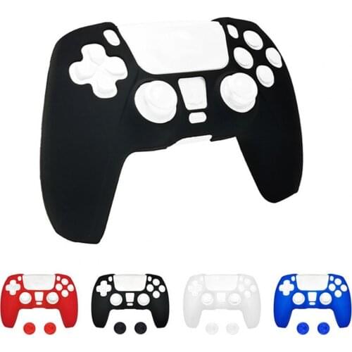 For SONY PS5 Controller Gamepad Silicone Cover Skin Grip Case Protector For SONY PS5 Game Console