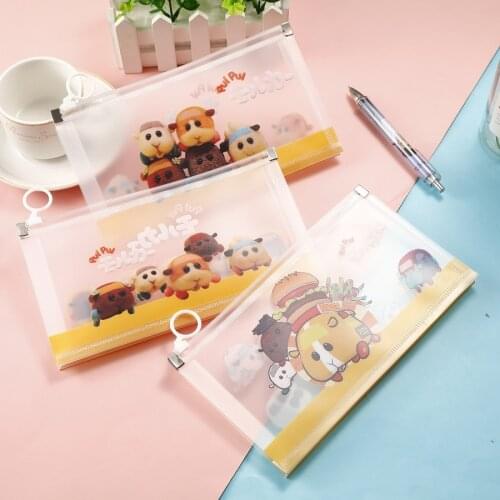 Anime PUI PUI Molcar Cosplay PVC pen bag stationery bag storage bag