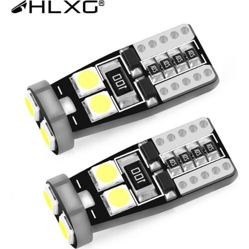 LED Light Bulbs W5W 194 168 COB 3030 SMD Led Parking Bulb Auto Wedge Clearance Lamp Super Bright White License Light hlxg 2pcs