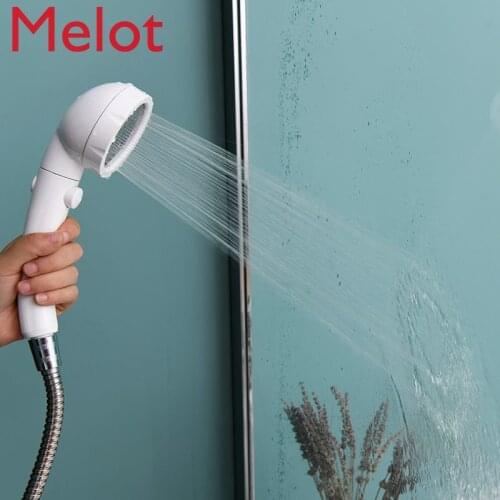 Three-Speed Supercharged Shower Head 360 Degrees Rotating Pressure Shower Head Japanese Rain Miracle Baby Sponge