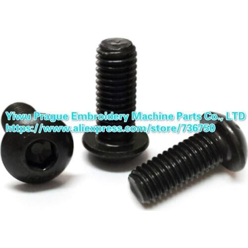 50 pieces SAAA03006 hexagon head screw M3 Length 6mm HAPPY HCD HCD HCS VOYAGER embroidery machine spare parts store 736750