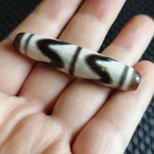 Antiques Weathered Natural Agate Beads Tiger Tooth Pack Slurry Pendant Agate Beads Pendant Accessories Pattern