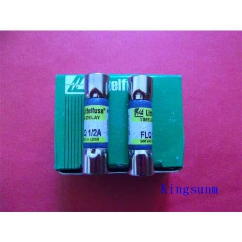 Free shipping 10pcs FLQ 1/2 TIME-DELAY America Netlon 10X38 delay fuse / fuse 0.5A 500V