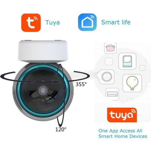 Mini Tuya Smart Life 1080P IP Camera 2MP Wireless WiFi Security Surveillance CCTV Alexa Google Home Assistant Baby Monitor