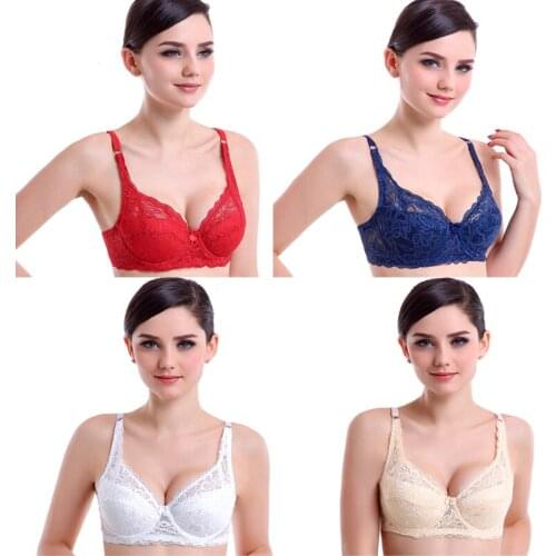 Women Summer Sexy Lace Bra Bralette Top Underwear Push Up Breast Bra Female Bra Lingerie Brassiere B Cup French Style Intimates
