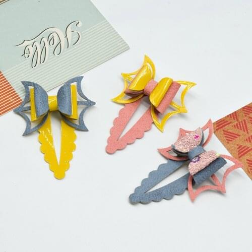 Hairpin Wood Die Cut Mold DIY New Hair Clip Scrapbooking Decorative Mould Template Suitable For Sizzix Big Shot Machine