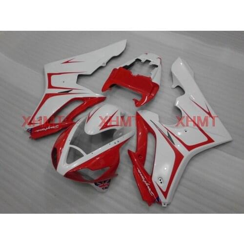 For Triumph 675 2009 - 2012 Full Body Kits for Triumph 675 2009 Fairing Daytona 09 10 White Red Bodywork
