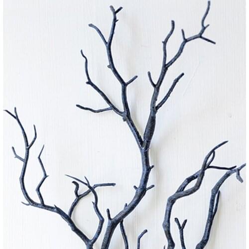 Art Simulation Plastic Leaf Plant Tree Branches Home Office Shop Decoration 35cm
