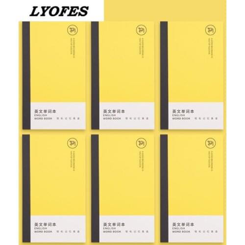 Kawaii Vocabulary Word Book Foreign Languages Memory Study Notebook lyofes Portable Pocket Notebook Japanese School Stationery