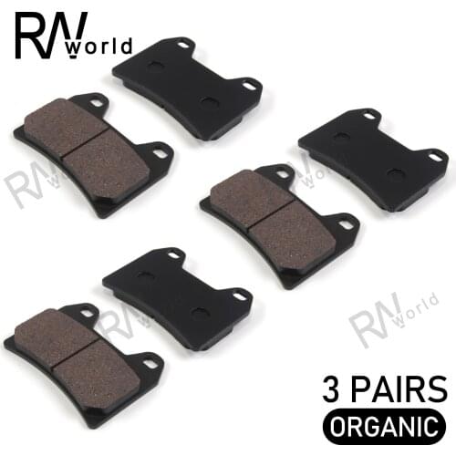 1/2/3 Pairs Motorcycle Front Brake Pads Kit Set For SUZUKI GSX 1200 GSX1200 98-99 For YAMAHA XJR1300 400 XJR400 1300 1998 1999