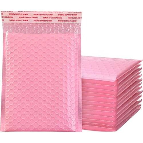 50pcs Bubble Mailers Pink Poly Bubble Mailer Self Seal Padded Envelopes Gift Bags For Book Magazine Lined Mailer Self Seal Pink