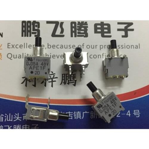 Original Japanese FUJISOKU APE1F mini button button reset switch bent foot 3/5 foot horizontal power supply