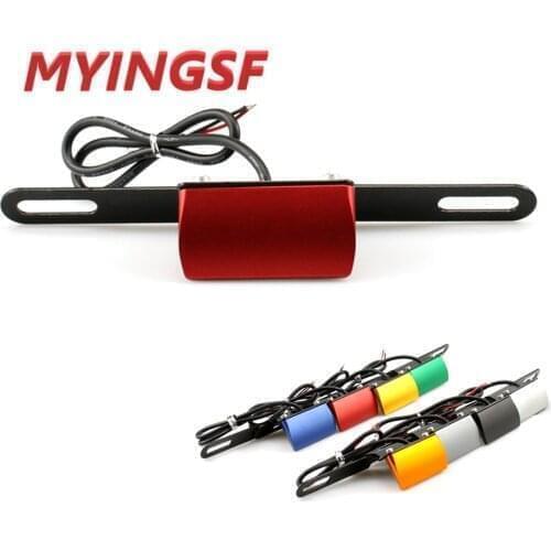 Universal License Plate LED Light For KAWASAKI Vulcan S 650/1000 VERSYS KLR650 ZZR 1400/1200/1100/600 Motorcycle Accessories