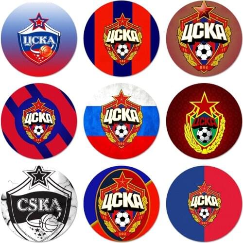 Cska moscow Icons Pins Badge Decoration Brooches Metal Badges For Clothes Backpack Decoration 58mm
