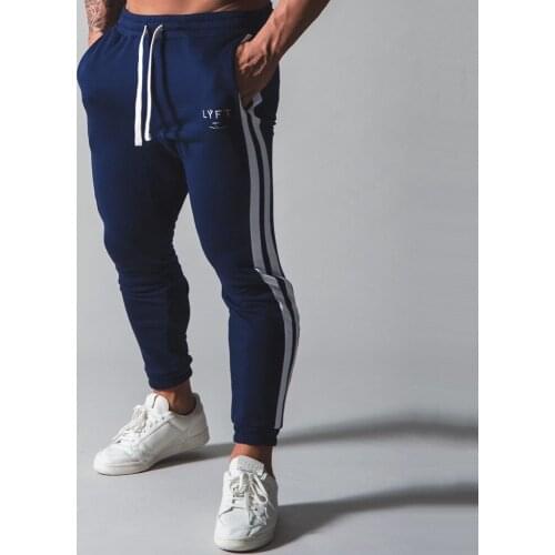 Cotton Joggers Pants Men Casual Skinny Sweatpants Autumn Running Trousers Male Track Pants Gyms Fitness Training Sports Bottoms