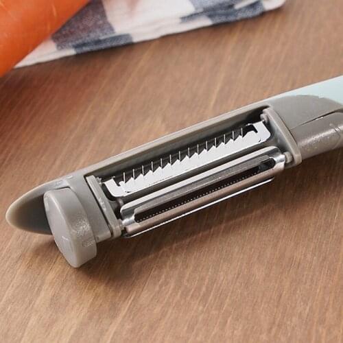 Three-In-One Multifunctional Melon Peeler Stainless Steel Blade Rotatable Shredded Potatoes Cucumber Carrots Vegetable Tools