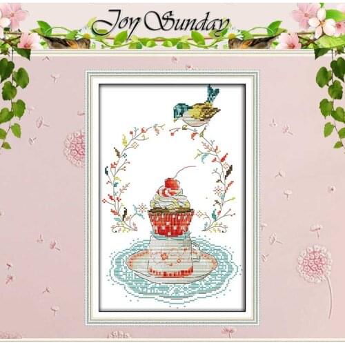 The Bird with Cherry Patterns Counted Cross Stitch DIY 11CT 14CT Cross Stitch Set Chinese Cross-stitch Kit Embroidery Needlework