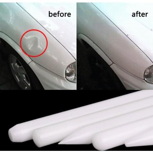 5Pcs White Nylon Pen Knock Down Auto Car Paintless Dent Repair Hand Tool Kit Set