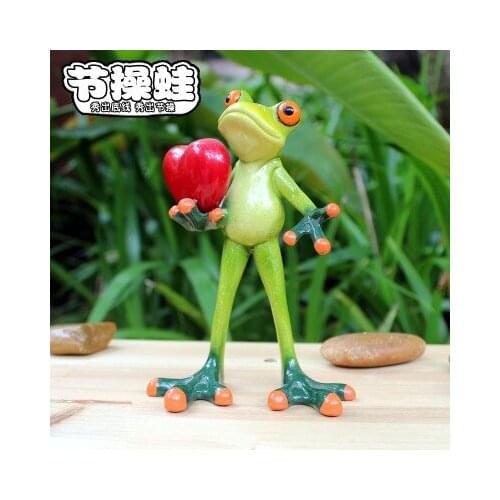 New style strange fashion students strange crafts frog fashion exotic household statues Home decoration dies