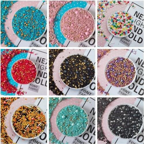 Edible Sprinkles Ball Bakeware Tool Sugar Cake Wholesale Beautiful Beads for Dec