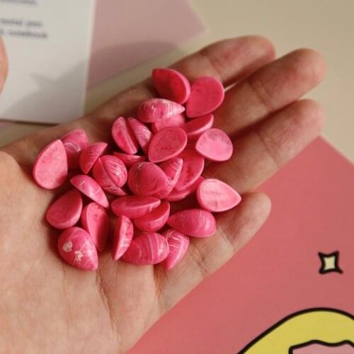 Water drop cloud feeling resin Japanese Showa color half pill Earrings earrings accessories DIY hand-made materials