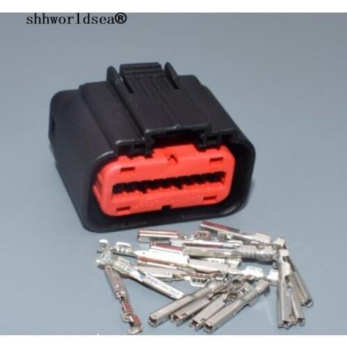 Shhworldsea 18 Pin Way car 1.5mm car Waterproof Auto Wire Harness Connector Plug Housing auto wire plug 1488533-5 1488533-6