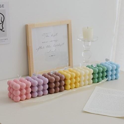 Magic Cube Aromatherapy Candle Soybean Wax Birthday Gift Box Set Net Red Ins Photo Props Photo Background