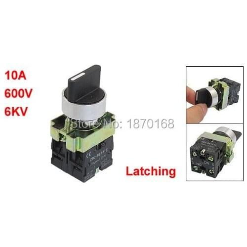 Xb2-bd33 22 mm menempel menekan 2 tidak ada tiga 3-posisi Rotary pemilih saklar pilih ZB2-BE101C