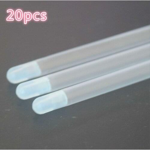20 pcs Disposable Pet Canine Plastic Dog Goat Sheep Artificial Insemination Breed Whelp Depletion Tube Catheter Rod