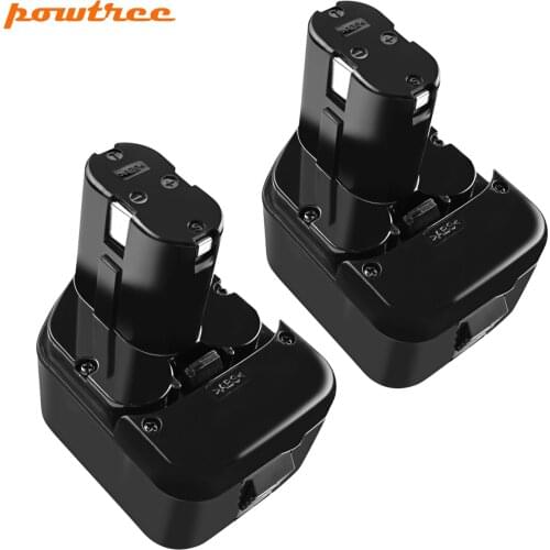 Powtree 12V 3500mAh Battery for Hitachi EB1214S EB1212S EB1220HS 324360 322434 Eb1220bl DS12DVF3 DN12DY DH15DV EB1220HL L7