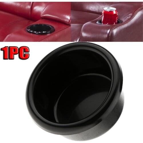 Camper RV Car Cup Holder Black Water Drink Holder Tray for Marine Boat Trailer Accessories Interior Plastic Tray