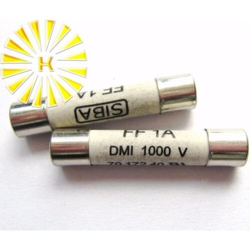 FREE SHIPPING 10PCS x FF1A FF 1A 1000V 6.3*32mm Ceramic Fuse For Multimeter Instrument