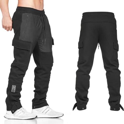 Cargo Pants Men Pants Fashion Multi Pockets Sports Loose Pants Work Trousers Men Clothing Streetwear Pants Straight Sweatpants