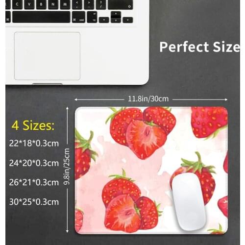 Strawberries Design Mouse Pad DIY Print Cushion Yoga Workout Tank Women S Yoga Workout Tank Yoga Gift For Her