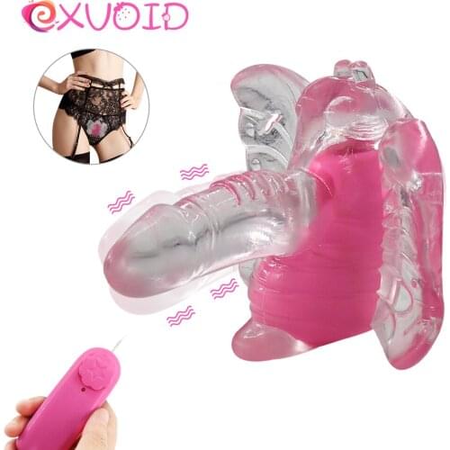 EXVOID Prostate Massage Sex Shop Adult Products remote control Anal Beads Vibrator Wearable Dildo Vibrator Sex Toys for Couples