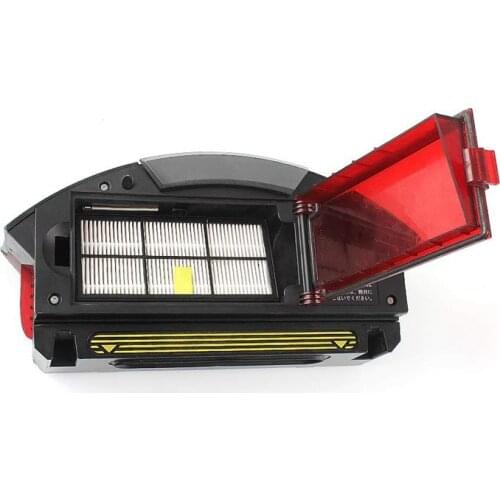 1Pcs Hepa Filters Bin Collector with Dust Box for iRobot Roomba 800 900 Series 805 860 861 880 980 Robot Vacuum Cleaner Parts