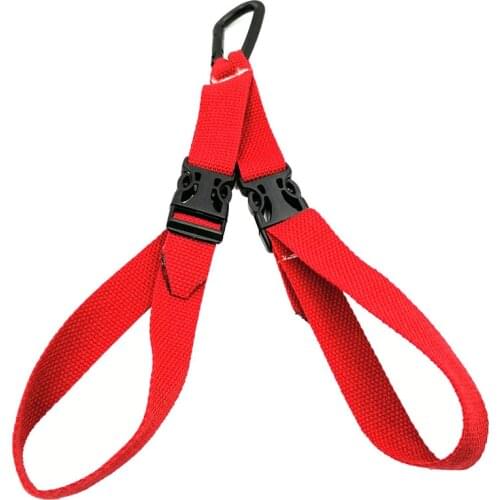 Scuba Diving Fin Mask Keeper Webbing Strap Carrier Diver Fin Holder with Quick Buckle