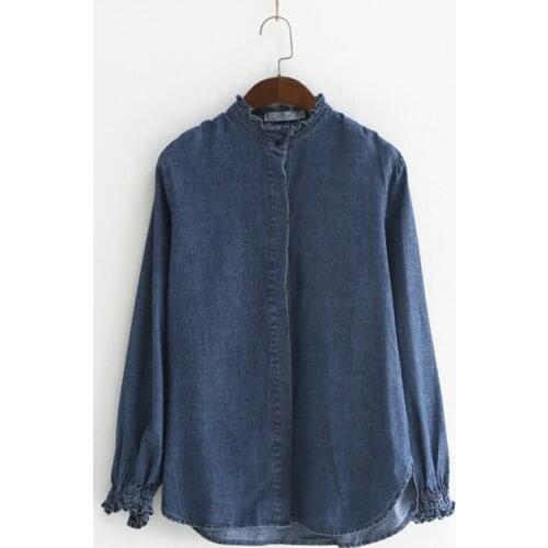 Блузки с цветами Johnature China At AliExpress