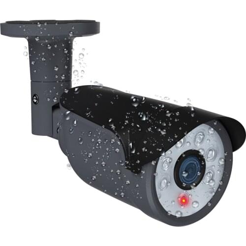 Dummy fake home Security CCTV camera With flashing LED Install outdoors virtual camera video surveillance waterproof level IP66