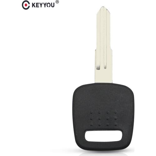 KEYYOU New Transponder Key Shell Uncut Blank Car Key Case for Nissan A32 Transponder Key NSN11