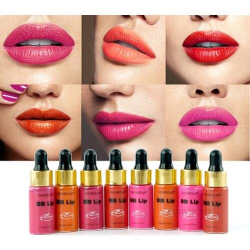 Korean 5Ml Bb Lips Glow Ampoule Serum Starter Kit Lip Gloss Bb Cream Pigment for Lip Coloring Moisturizing Microneedle Treatment
