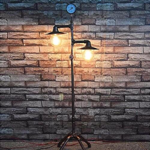 Lamp Light Floor Lamp Industrial Bar Creative Studio Retro Water Pipe Floor Light for Indoor Decoration