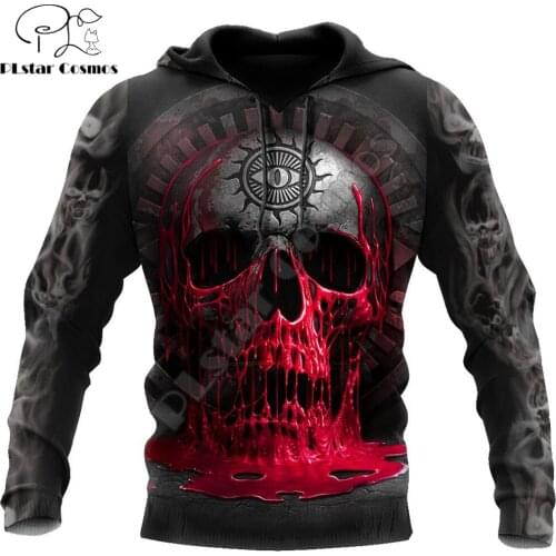Skull Funny Pattern 3D All Over Printed Mens autumn Hoodie Harajuku Unisex Casual Pullover Streetwear Jacket Tracksuits DK209