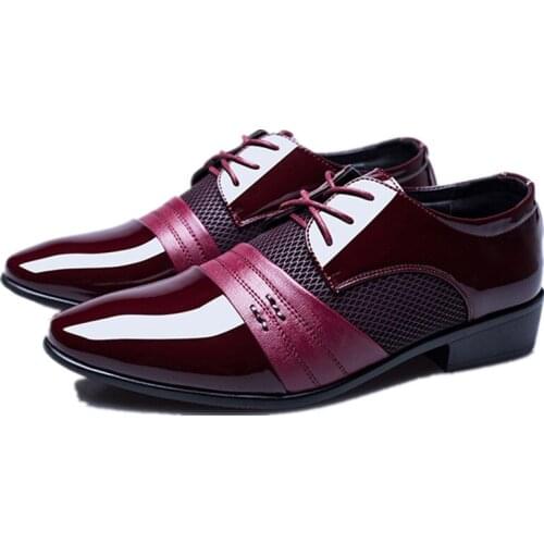 New Style Mens Formal Shoes PU Surface High-quality Leather Shoes Mens Oxford Shoes Office Shoes Men 38-48