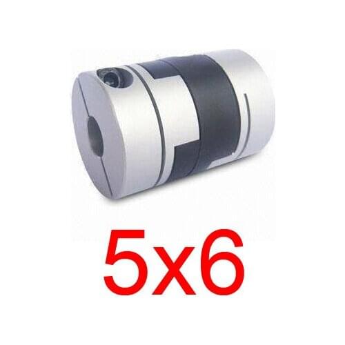 New 5x6 5mm 6mm double slider coupling,oldham type shaft flexible coupling,Servo motor stepper motor clamp type coupler D20 L33