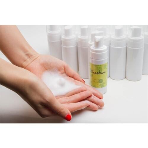 Seashine free shipping foaming lash cleanser oil free lash shampoo 50ml foam cleanser eyelash extension foaming cleaner