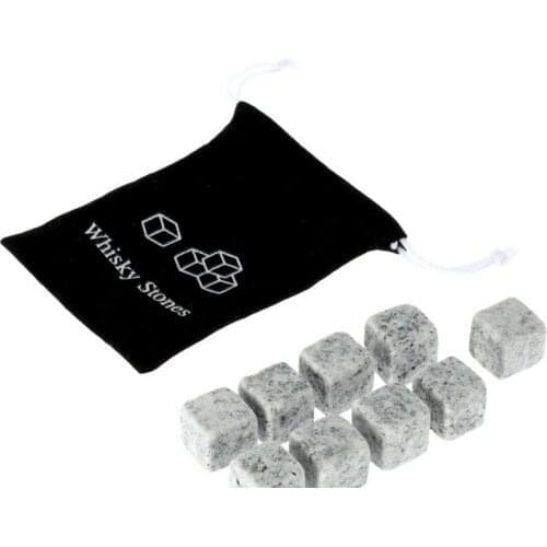 By dhl 150set 9pcs/set Whisky Stone Natural Whiskey Stones Sipping Ice Cube Rock Cooler Christmas Bar Accessories