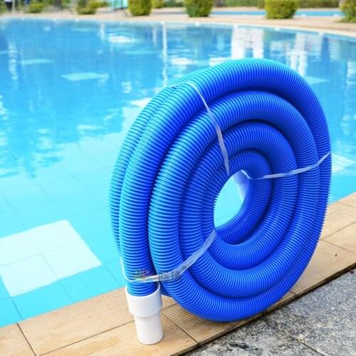 Swimming Pool Vacuum Hose with Swivel Cuff 1.5 Inch Swimming Pool Double Layer Suction Pipe Cleaning Accessories