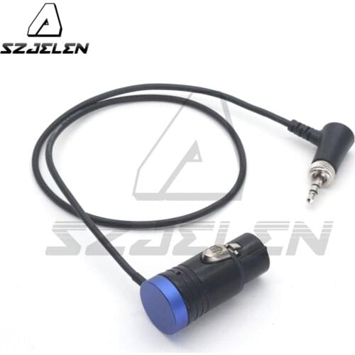 XLR-codo de Audio XLR NEUTRIK de perfil bajo, 3 pines XLR hembra a 3,5, con bloqueo para Sennheiser ,Sony D11, cable de audio de