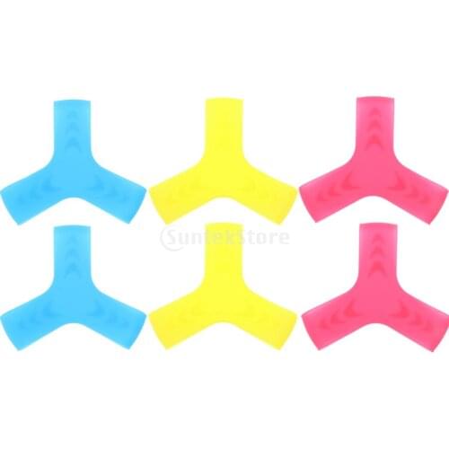 1 Pair Swimming Snorkeling Scuba Diving Elastic Soft Silicone Foot Flippers Fin Keepers Grippers Straps S/M/L Blue/Yellow/Pink